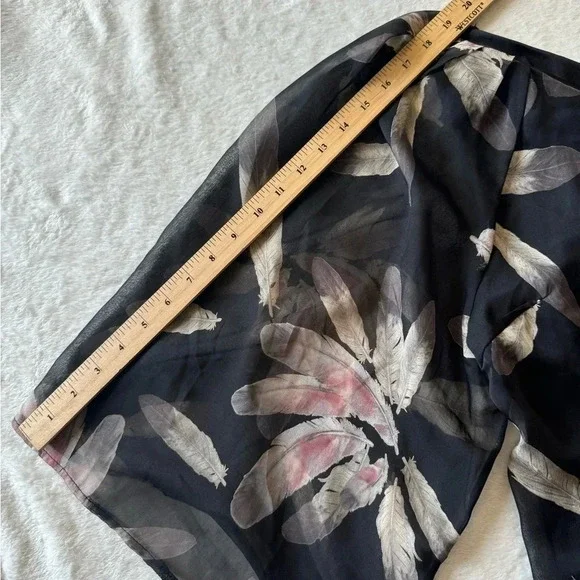 Vintage 90s Y2K Boho Feathers Mini Dress, Off The Shoulder Dress - Picture 11 of 11